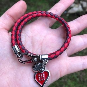Tod's Leather Bracelet with Charms